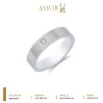 Matt Finish Diamond Ring