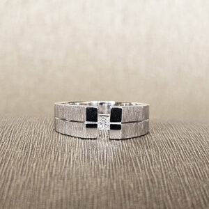 An image displaying a luxurious diamond ring for a men, symbolizing elegance and masculinity.