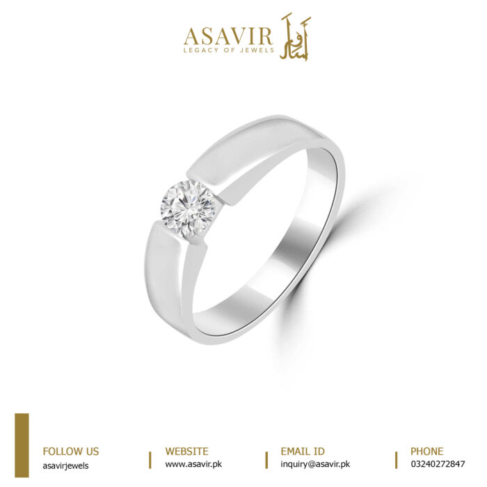 An image displaying a luxurious diamond Ring for men, symbolizing elegance and masculinity.