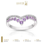 Diamond Ring With Purple Replica