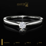 Sterling Diamond Silver Ring - Image 3