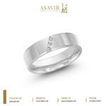 Diagonal Tri Diamond Ring