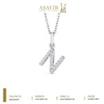 Silver Diamond Pendant