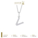 Silver Diamond Pendant