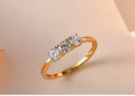 Gold Trio Diamond Ring - Image 2