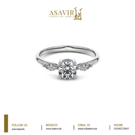 Gold Diamond Anniversary Ring