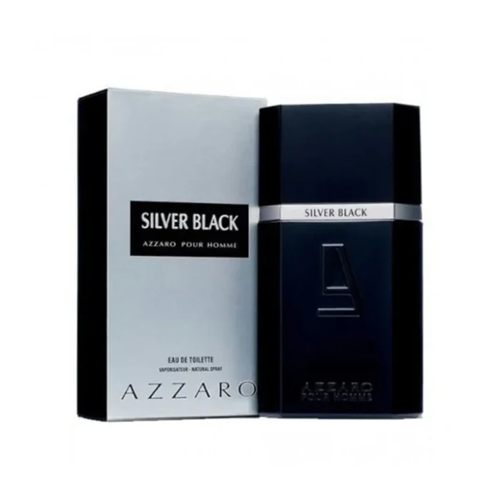 AZZARO SILVER BLACK MEN EDT 100ML - Image 2