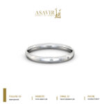 Silver Diamond Ring for Her