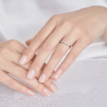 Silver Diamond Ring for Her - Image 4