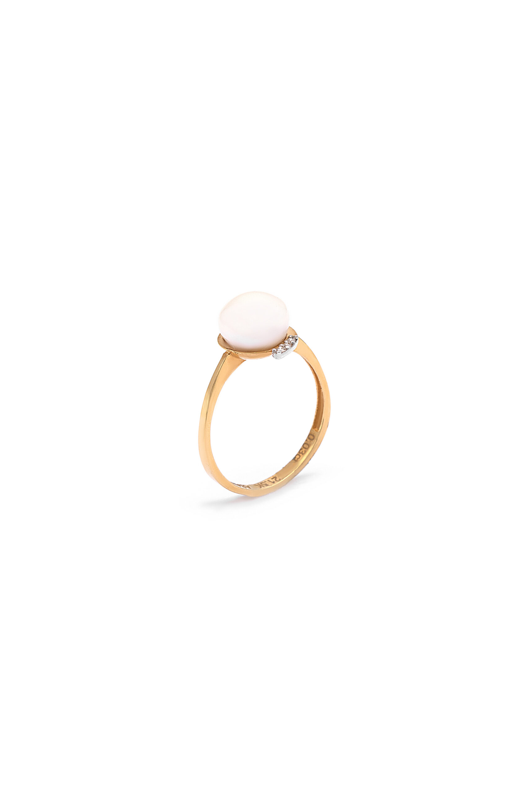 3Y3A8716-Recovered-scaled Fresh Water Pearl Diamond Ring - Image 6