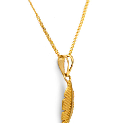 Gold Leaf pendant