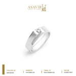 Men’s Vintage Style Diamond Ring for Groom
