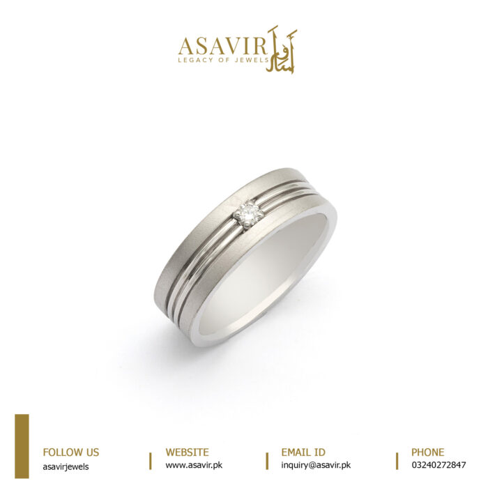 Elegant Men’s Solitaire Diamond Ring
