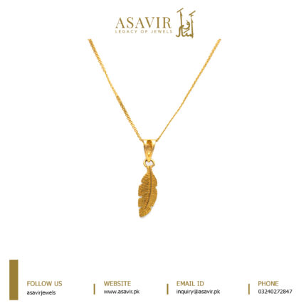 Gold Leaf Pendant