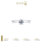 0.50ct 18k White Lab Grown Diamond Ring - Luxury
