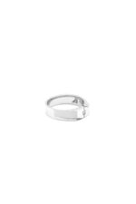 Gents' Silver Diamond Ring – Crown Series
