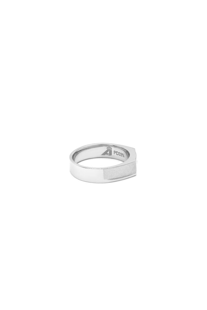 Men’s Silver Ring with Ice Diamond