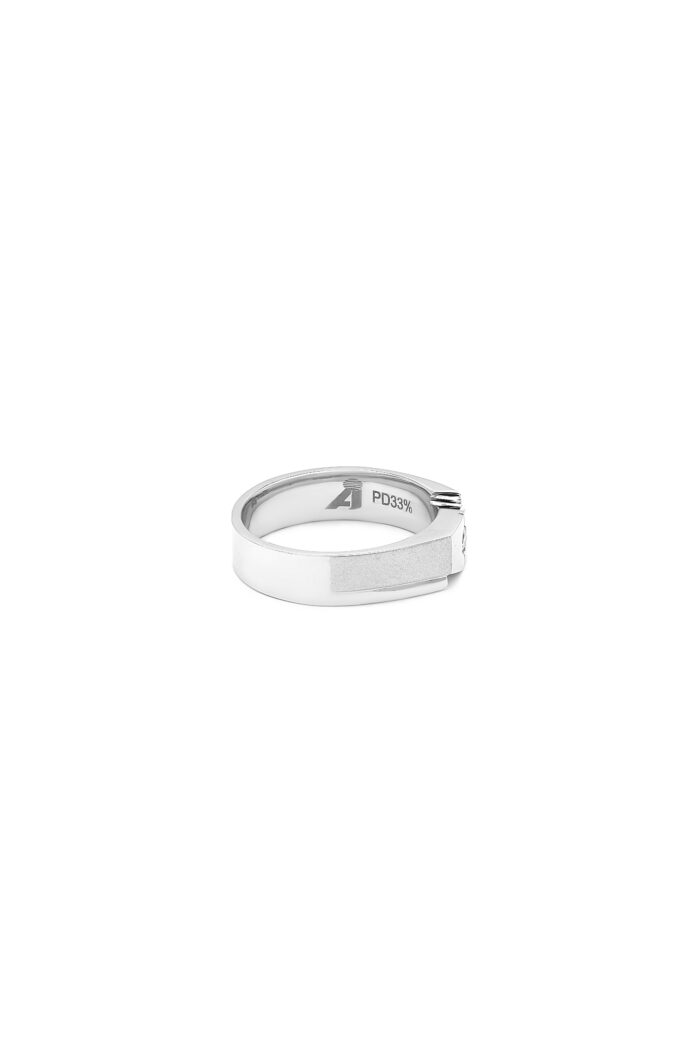 Gents' Silver Diamond Ring – Crown Series - Image 7