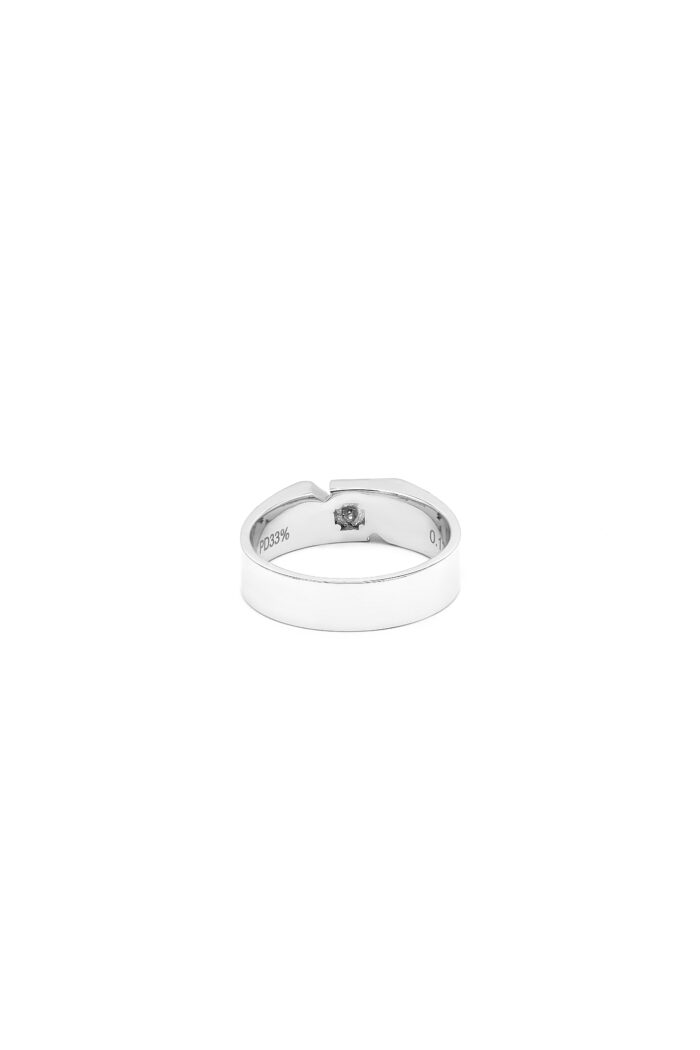 Silver Halo – Men’s Spiritual Diamond Band