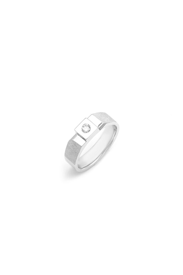 The Titan Band – Men’s Silver & Diamond