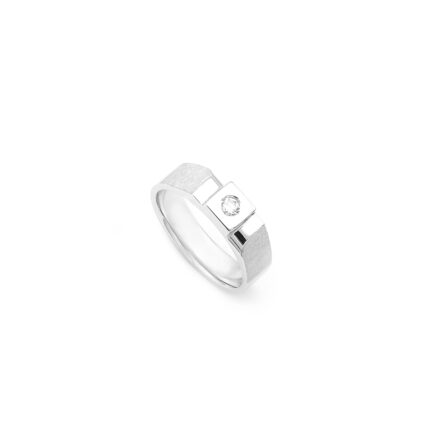The Titan Band – Men’s Silver & Diamond