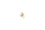 Natural Freshwater Pearl Gold Earrings - Image 6