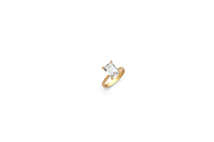 Emerald Cut Diamond Ring