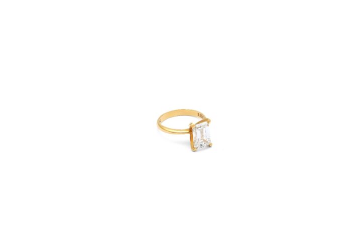 Emerald Cut Diamond Ring