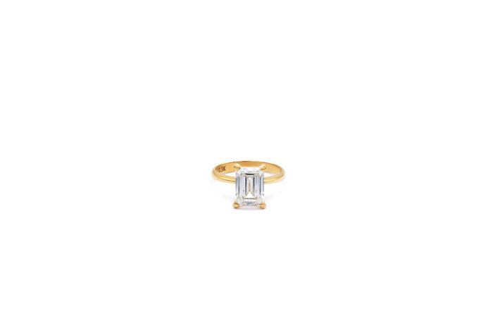 Emerald Cut Diamond Ring