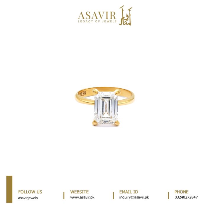 Emerald Cut Diamond Ring