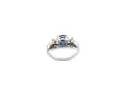 Blue Zircon Lab Grown Diamonds Ring - Image 6