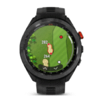 Garmin Approach® S70 - 47 mm Black/Red Ceramic Bezel with Black Silicone Band - Image 3