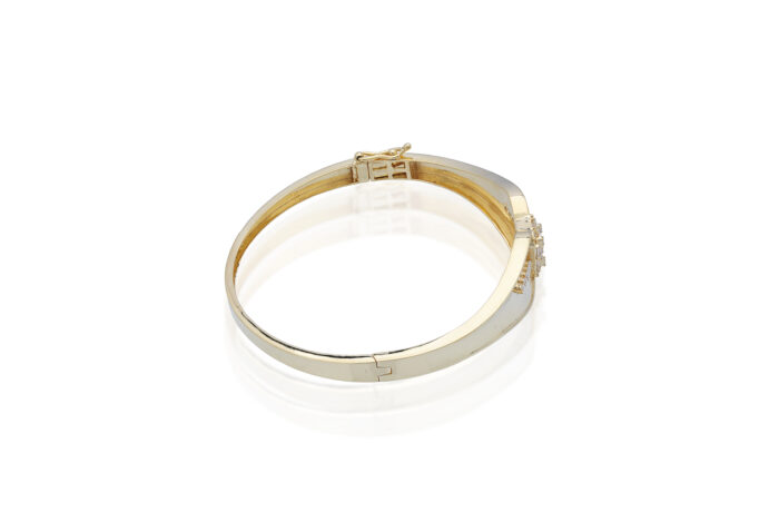 ladies gold diamond bracelet