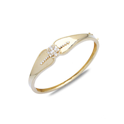 ladies gold diamond bracelet