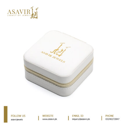 Luxury jewelry organizer box with multiple compartments