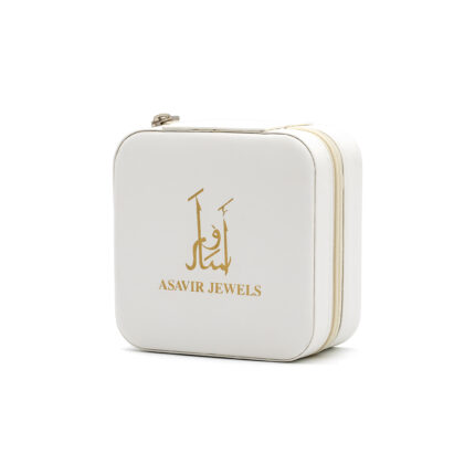 Luxury jewelry organizer box with multiple compartments