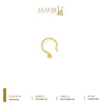 Elegant Star Gold Nose Pin