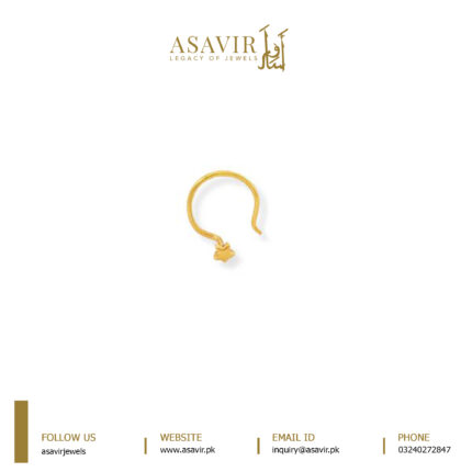Elegant Star Gold Nose Pin